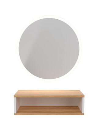 Poste de coiffure avec miroir - Tana