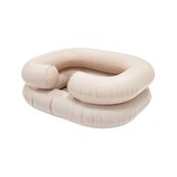 Cuve de lavage de cheveux gonflable avec tuyau de vidange