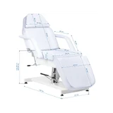 Fauteuil de soins hydraulique 360° - v2 210 blanc froid