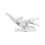 Fauteuil électrique Azzurro Lux pour soins esthétiques 3 moteurs blanc