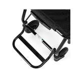 Fauteuil roulant de transport pliable avec poignée