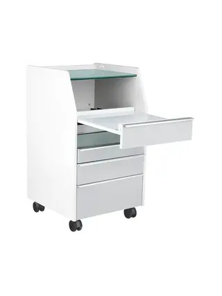 Table d'assistance pour soins des pieds 984 grise