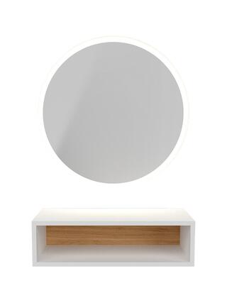 Poste de coiffure avec miroir - Nask