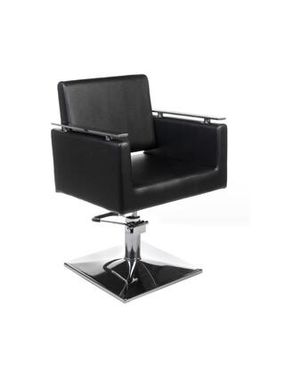 Chaise de barbier noire MILO BH-6333