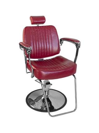 Björn - Chaise de barbier rouge