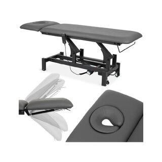 Table de massage Fortis 2 ERGO, réglage électrique de la hauteur, télécommande manuelle, roulettes