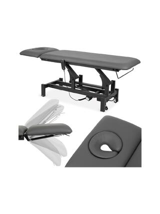Table de massage Fortis 2 ERGO, réglage électrique de la hauteur, télécommande manuelle, roulettes