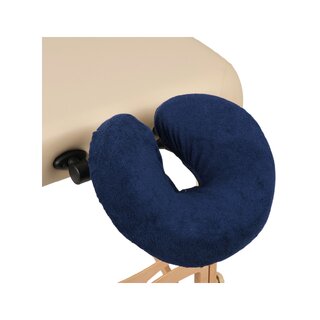 Housse d'appui-tête en tissu éponge - bleue