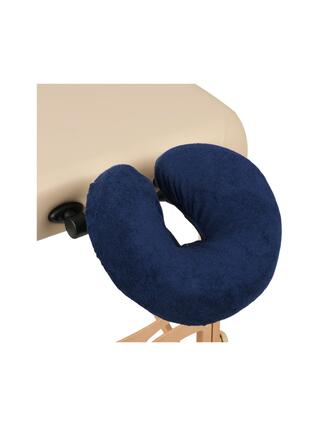 Housse d'appui-tête en tissu éponge - bleue