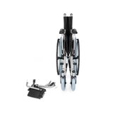 Fauteuil roulant pliable avec cadre en acier