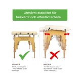 Table de massage portable Bianca - Beige